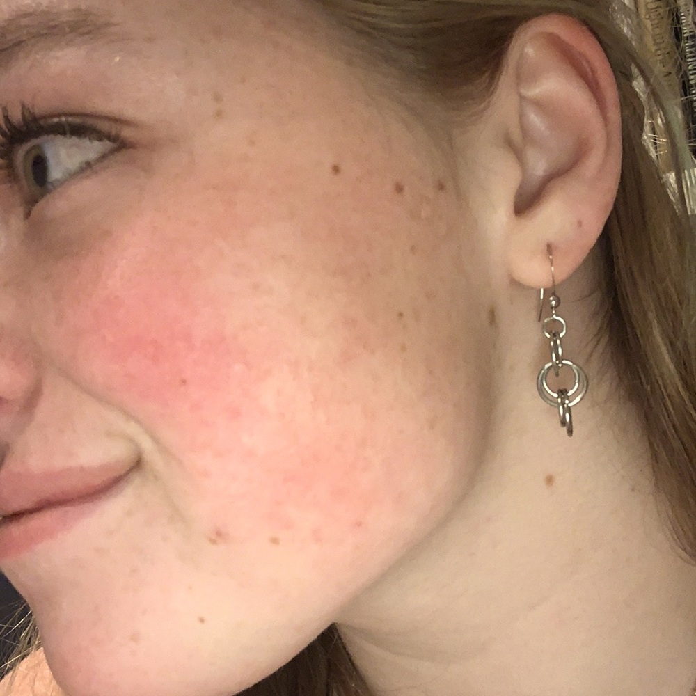 Sterling Silver Earrings with Circles!